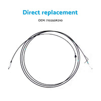 {{ Fuel Filler Door Flap Release Cable Suitable For Toyota Hilux KUN16 KUN26 GGN25 }} - Buy Car Parts Online at {{ Kaka Auto Parts }}.