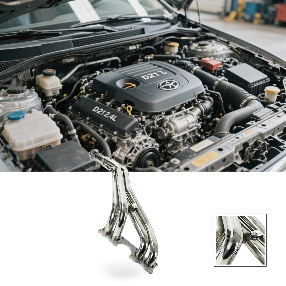 Exhaust Manifold Header Suitable for Nissan D21 Hardbody Pickup 1990-1995 2.4L - BG1