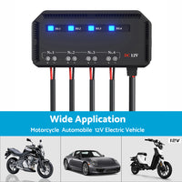 12V 20A Fuse Relay Box Kit With LED Indicator 4-Way Circuit 70cm Wiring Harness