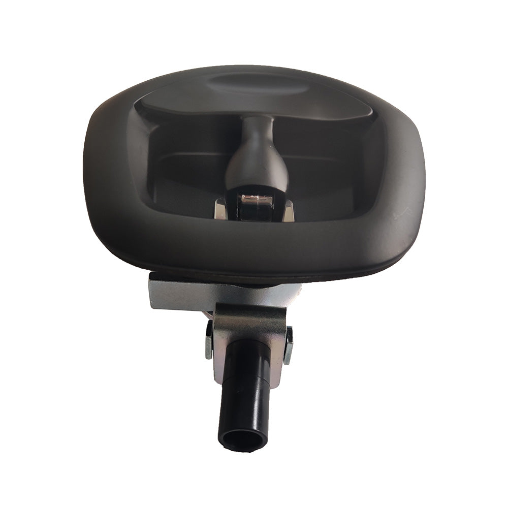 1x Black Recessed Folding T Lock / Handle Suitable For Trailer Toolbox Drop T Whale Tail