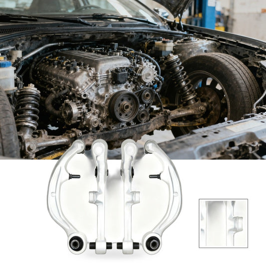 4 Pieces Front Lower Control Arms Suitable for Nissan 350Z Z33 2003-2009 3.5L