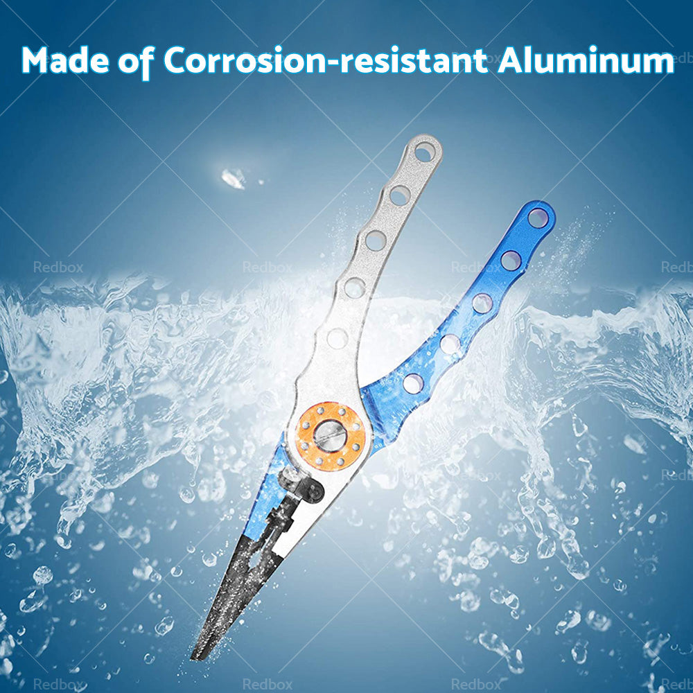 {{ 7. 9  Aluminium Fishing Pliers Hook Remover Line Cutting Mono Braid Fish Grip }} - Buy Car Parts Online at {{ Kaka Auto Parts }}.