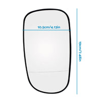 {{ 1 Pair Mirror Glass with Heated Left + Right Suitable for Saab 9-5 9-3 93 03-On }} - Buy Car Parts Online at {{ Kaka Auto Parts }}.