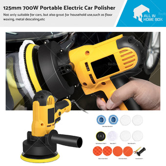 compare product 700W Electric Car Polisher 125mm Portable Polishing Machine Waxer Sander Buffer