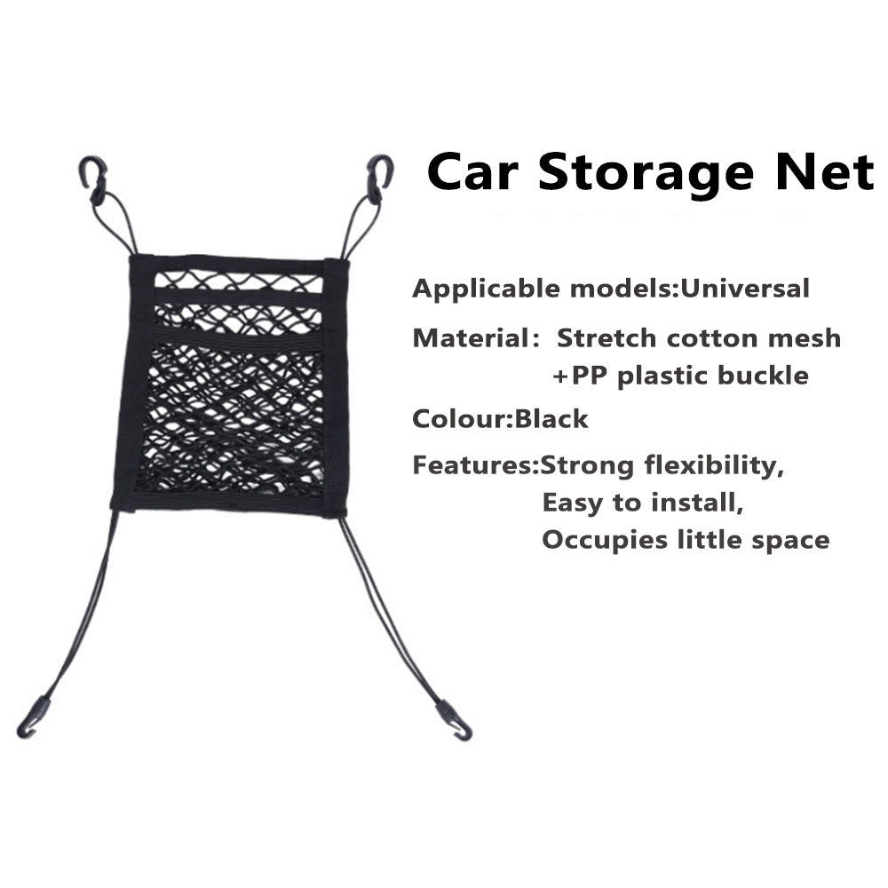 {{ 3PCS Car Truck Seat Mesh Tidy Storage Net Bag Organizer Holder Multi-Pocket }} - Buy Car Parts Online at {{ Kaka Auto Parts }}.