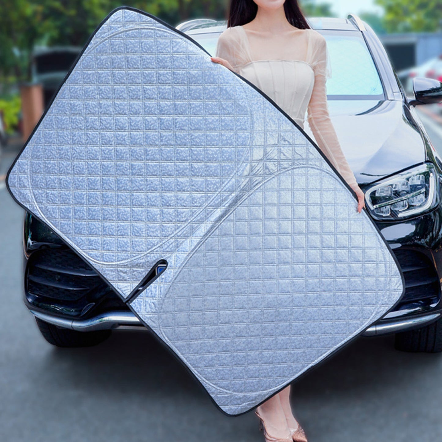 {{ 6 Layer Thick WindScreen SunShade Suitable For BMW X2 2023-2025 UV Protection }} - Buy Car Parts Online at {{ Kaka Auto Parts }}.