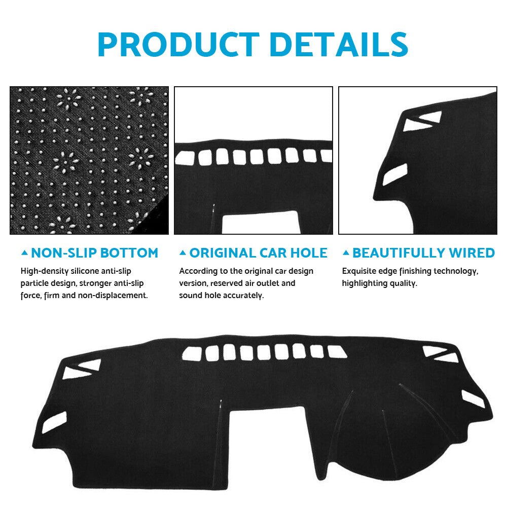Non-Slip Dashboard Cover Dash Mat Suitable For Nissan Dualis J10 2007-2013