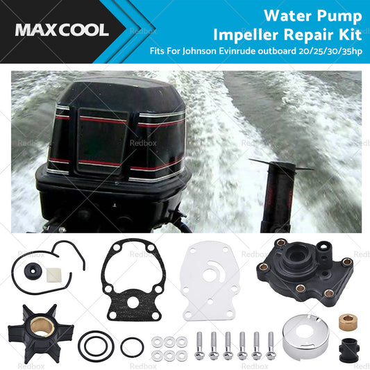 {{ Water Pump Impeller Kit For 20hp 25hp 30hp 35hp Johnson Evinrude outboard 393630 }} - Buy Car Parts Online at {{ Kaka Auto Parts }}.