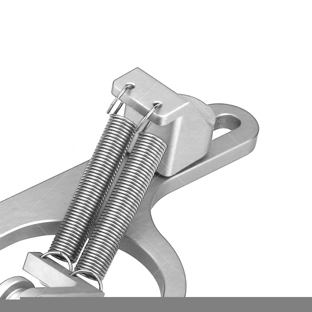 {{ Throttle Cable Bracket Carburetor Billet Aluminum Silver Fits For Carb 4150 4160 }} - Buy Car Parts Online at {{ Kaka Auto Parts }}.