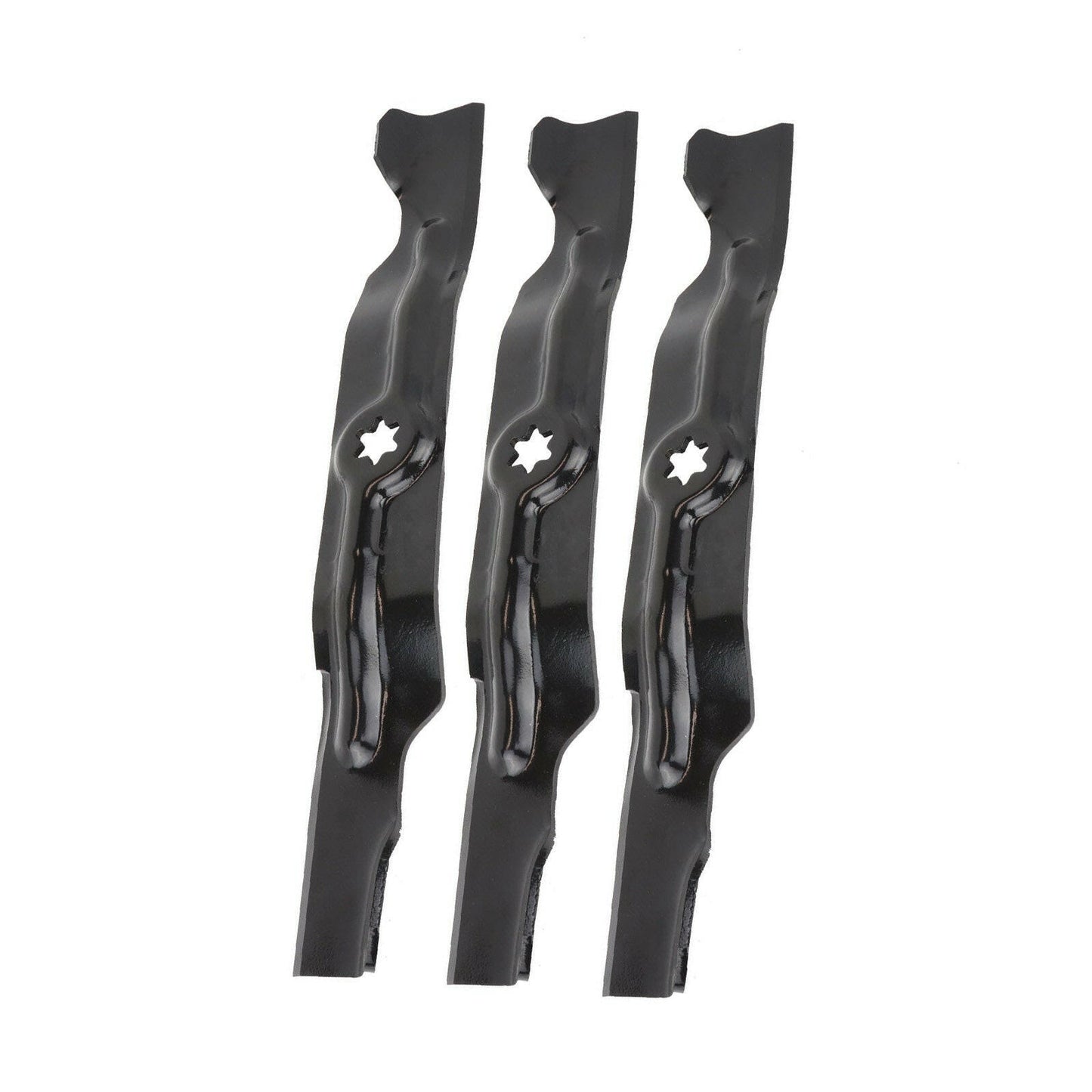 3x Blades Suitable For 50 Inch Cub Cadet MTD Ride On Mower 742-04053 942-04053B