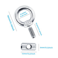 Awning Rail Stoppers Rail Track Screws 2 / 4 / 8PCS Suitable For Boat Caravan Stainless Steel