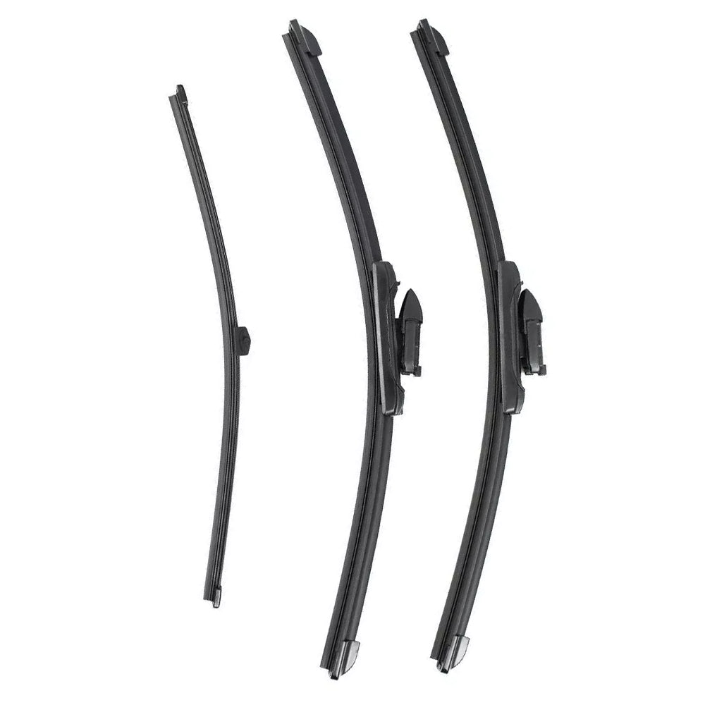 Wiper Blade Set 3pcs Suitable for Volkswagen Polo Hatch 2010–2017