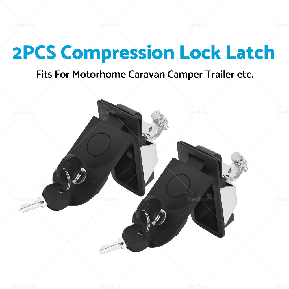 {{ 2PCS Compression Lock Latch Rounded End Tool Box For Caravan Camper Trailer }} - Buy Car Parts Online at {{ Kaka Auto Parts }}.