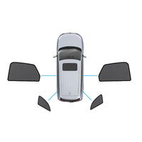 {{ Magnetic Mesh Sun Blind Shades Suitable for Audi Q5 FY 2017-2025 On Front Rear }} - Buy Car Parts Online at {{ Kaka Auto Parts }}.