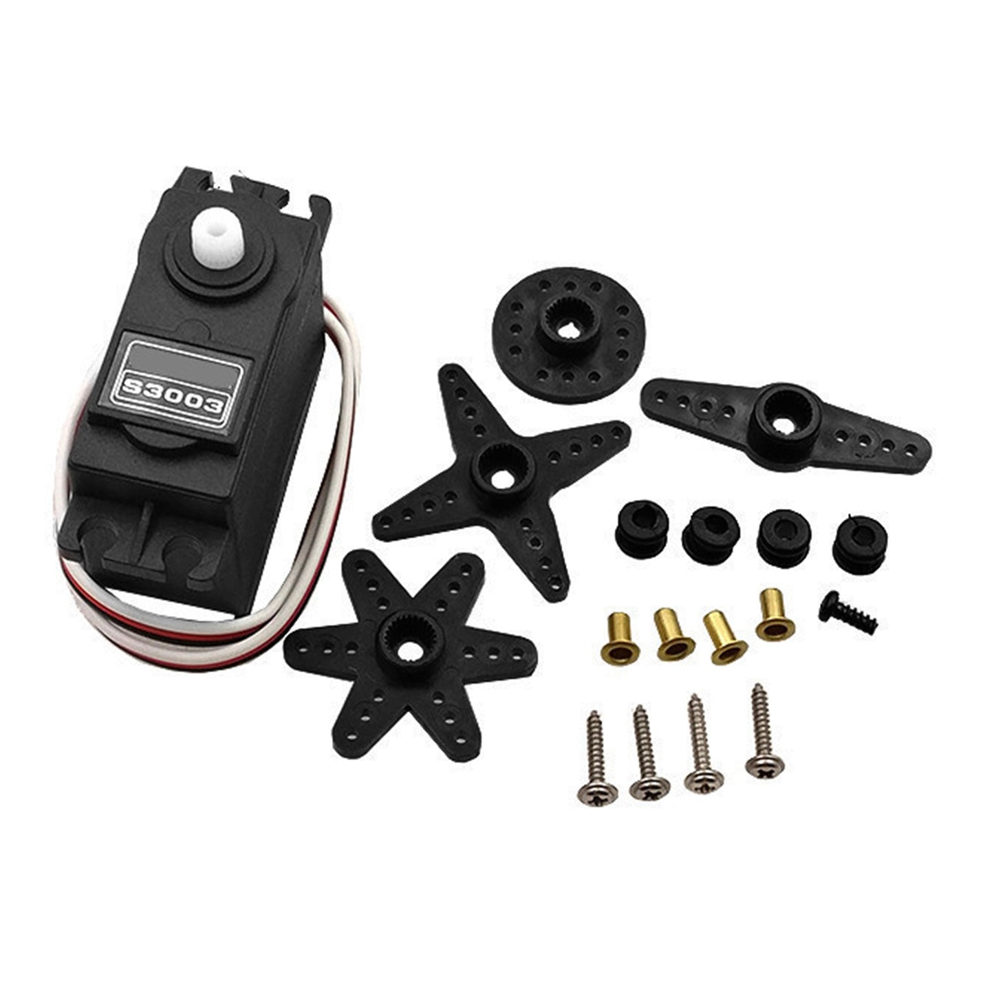 High Torque Standard Servos 4x Suitable For Futaba S3003 RC Car / Plane / Boat / Helicopter