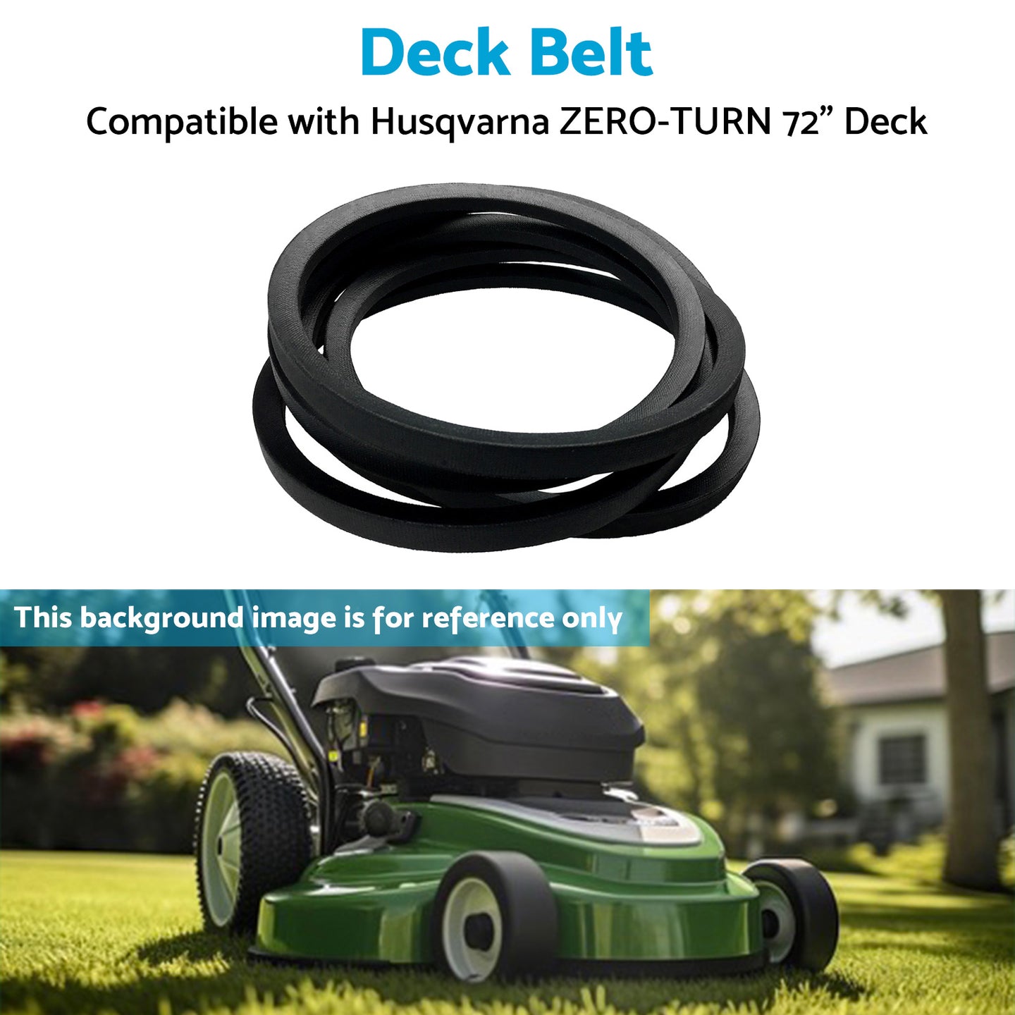 {{ Deck Belt Suitable for Husqvarna 588264804 72 inch  Deck PZ7234FX PZ72 PZ7234 Z572X }} - Buy Car Parts Online at {{ Kaka Auto Parts }}.