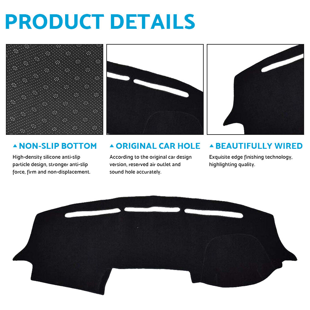 {{ Dash Mat Suitable For Dodge RAM 5th Gen DT 1500 2500 3500 2020-2022 Non-Slip }} - Buy Car Parts Online at {{ Kaka Auto Parts }}.