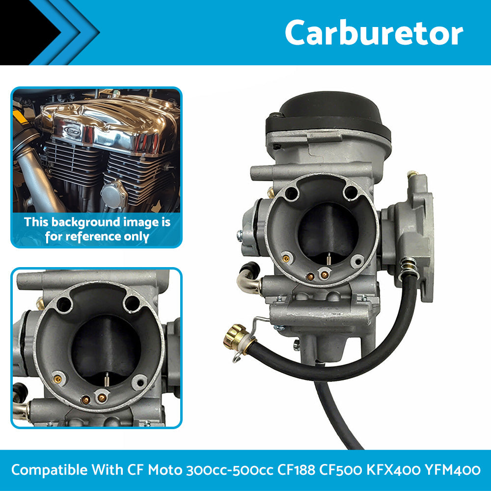 {{ Carby Carburetor Carb Suitable For CF Moto 300cc-500cc CF188 CF500 KFX400 YFM400 }} - Buy Car Parts Online at {{ Kaka Auto Parts }}.