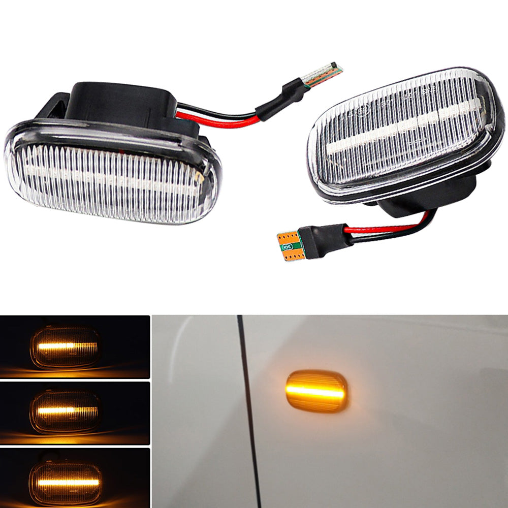 2x LED Side Indicator Lights Suitable For Toyota Hilux Yaris Corolla RAV4 Lexus Models