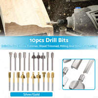 {{ Set of 10 3mm Titanium Mini Hss Router Bit Trimmer Shank Electric Trimmer Tool }} - Buy Car Parts Online at {{ Kaka Auto Parts }}.