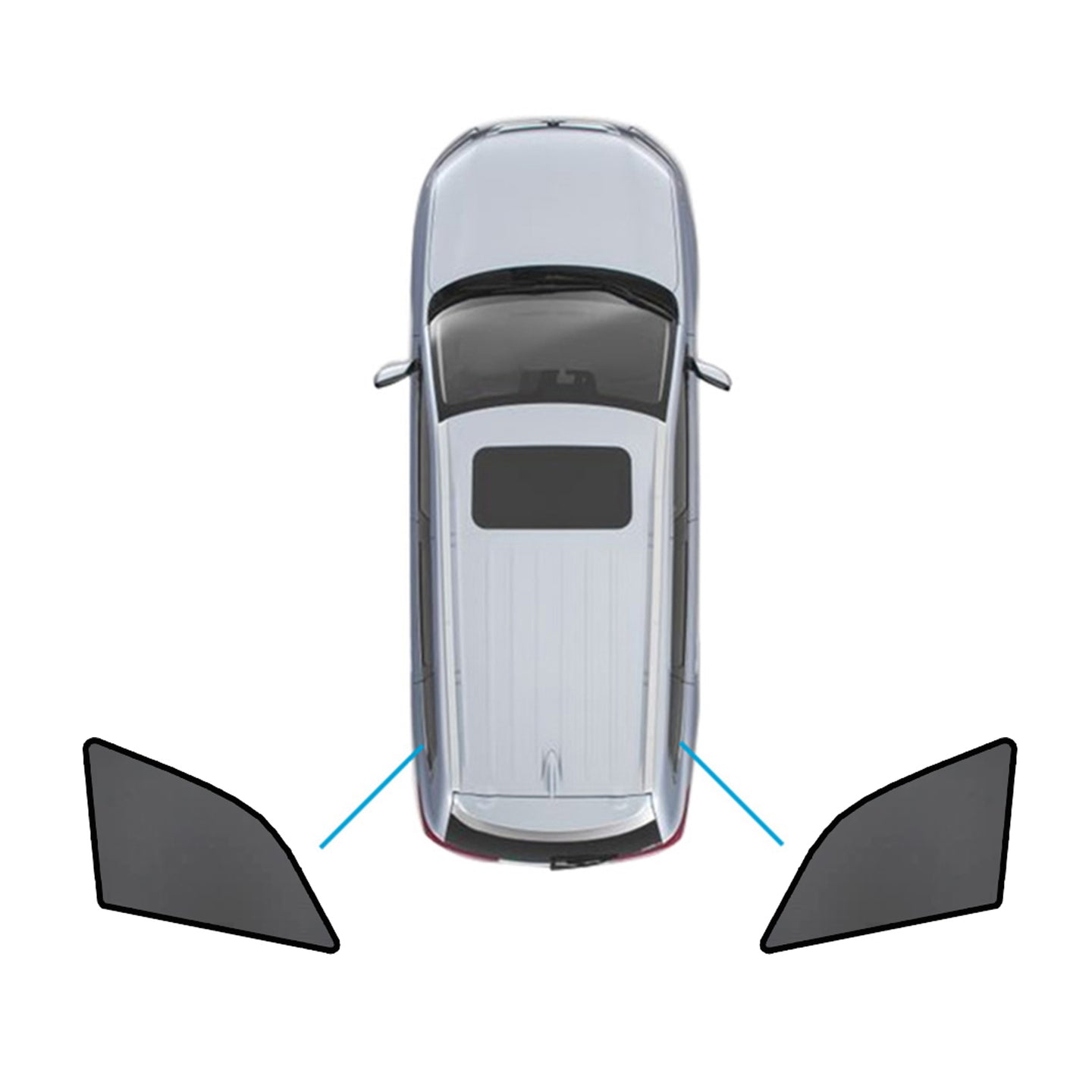 {{ Magnetic Mesh Sun Blind Shades Suitable for Audi Q7 4LB 06-15 On Front/Rear }} - Buy Car Parts Online at {{ Kaka Auto Parts }}.