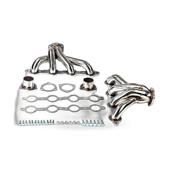 compare product Exhaust Header Suitable for Chevy LS1 LSX Swap 350 Eng Shorty Stainless Block