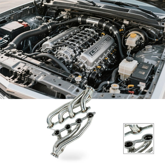 Exhaust Headers Suitable for 60-86 Chevy C10 GMC LS1 LS2 LS3 LS6 LS9 Swap