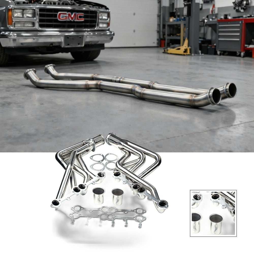 Exhaust Header Suitable for Chevy GMC 1973-1985 Small Block Long Tube 1-5/8 - BG1