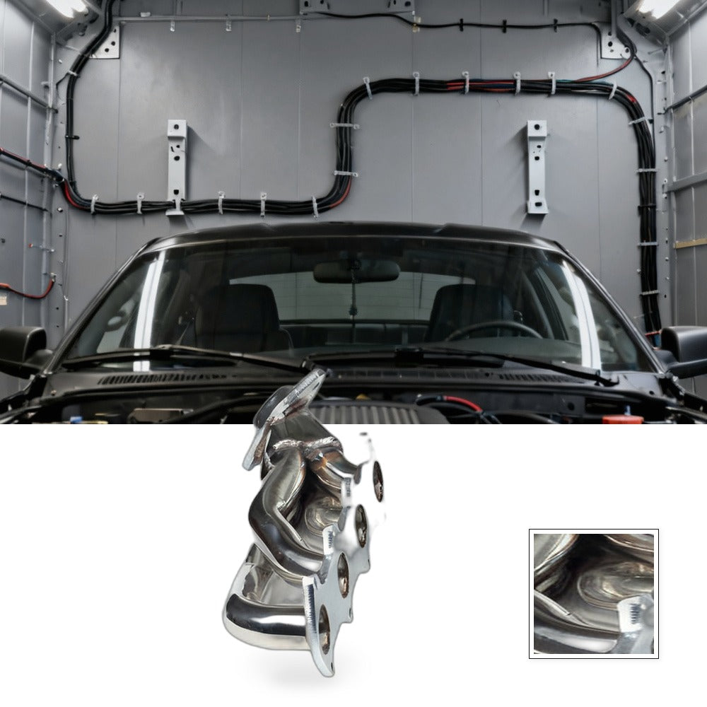 Exhaust Manifold Header Suitable for Ford F-150 2004-2010 5.4L V8 Stainless - BG1