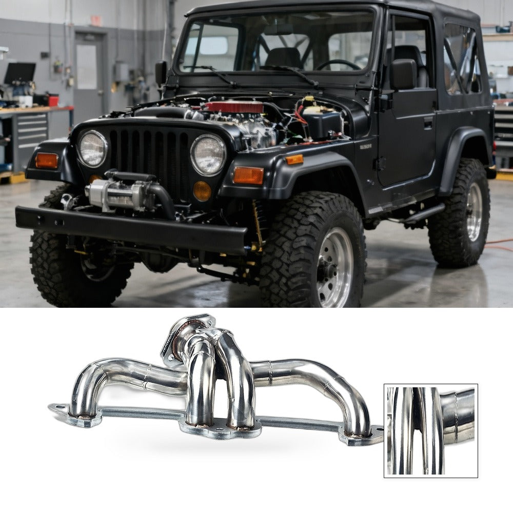 Exhaust Manifold Header Suitable for Jeep Wrangler TJ YJ 2.5L 1991-2002 MT001090 - BG1