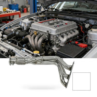 Steel Exhaust Header Suitable for Mitsubishi 3000GT Dodge Stealth 91-99 DOHC V6 - BG1
