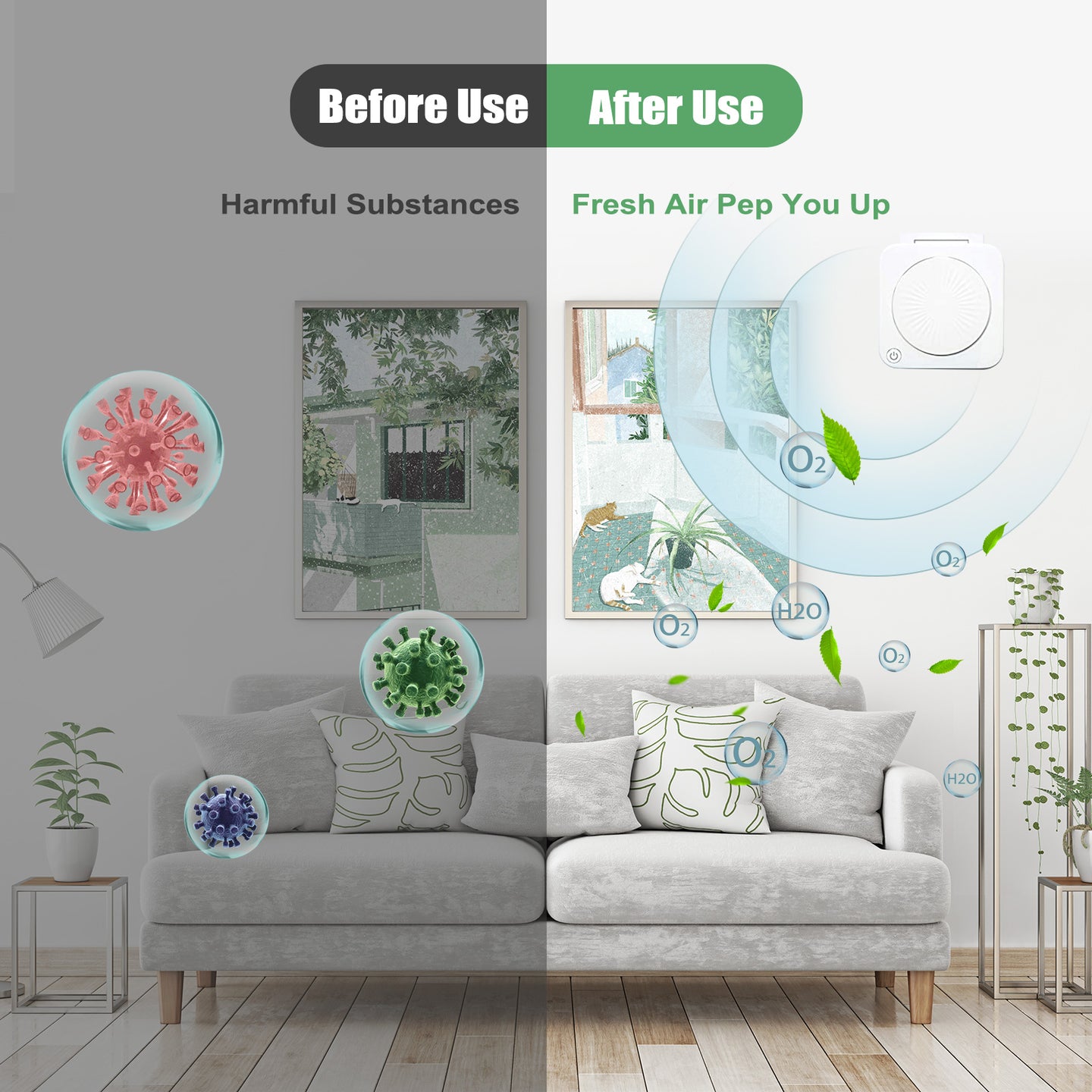 {{ Pet Cat Litter Box Deodorizer Odor Eliminator Remover Dust-Free Bathroom }} - Buy Car Parts Online at {{ Kaka Auto Parts }}.