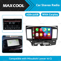 {{ 32GB 10. 1inch Carplay Radio Head Unit GPS Navi Suitable for Mitsubishi Lancer 10 CJ }} - Buy Car Parts Online at {{ Kaka Auto Parts }}.