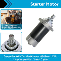 {{ Starter Motor Suitable For Yamaha Mercury Outboard 20Hp 25Hp 30Hp 40Hp 2-Stroke }} - Buy Car Parts Online at {{ Kaka Auto Parts }}.
