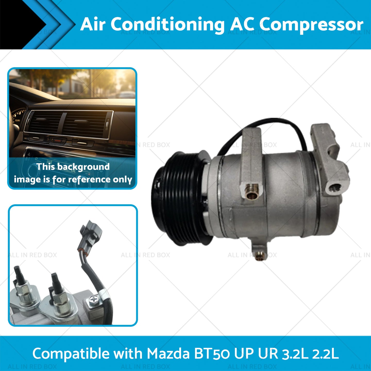 {{ Air Conditioning AC Compressor Suitable for Mazda BT50 UP UR 3. 2L 2. 2L 11-19 }} - Buy Car Parts Online at {{ Kaka Auto Parts }}.