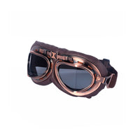 Vintage Pilot Motorcycle Racing Goggles Retro Aviator ATV UTV Dirt Bike Eyewear