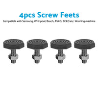 4 Universal Front Loader Washing Machine Screw Feet Leg M10 Suitable for Samsung
