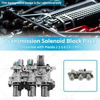 {{ 4F27-E Transmission Solenoid Block Pack Suitable For Mazda 2 3 5 6 CX-7 MPV }} - Buy Car Parts Online at {{ Kaka Auto Parts }}.