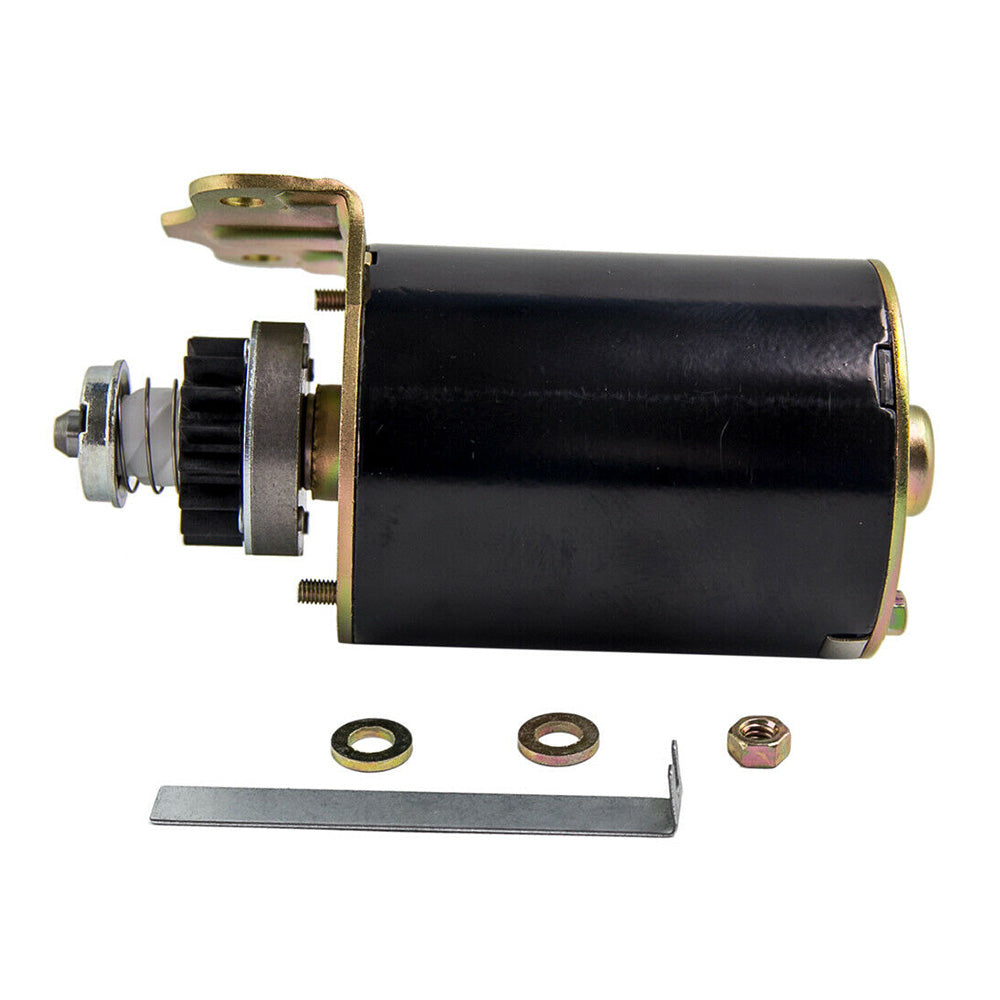 Starter Motor 16 Tooth 12V Heavy Duty Suitable For Briggs & Stratton Ride-On Mower 499521