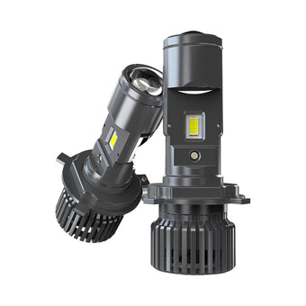 compare product Mini Bi-LED Projector Lens Headlight Bulbs 100W Hi/Lo Retrofit RHD H4 9003