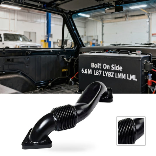 Bolt On Passenger Side Up-Pipe Suitable for Duramax 6.6L LB7 LLY LBZ LMM LML