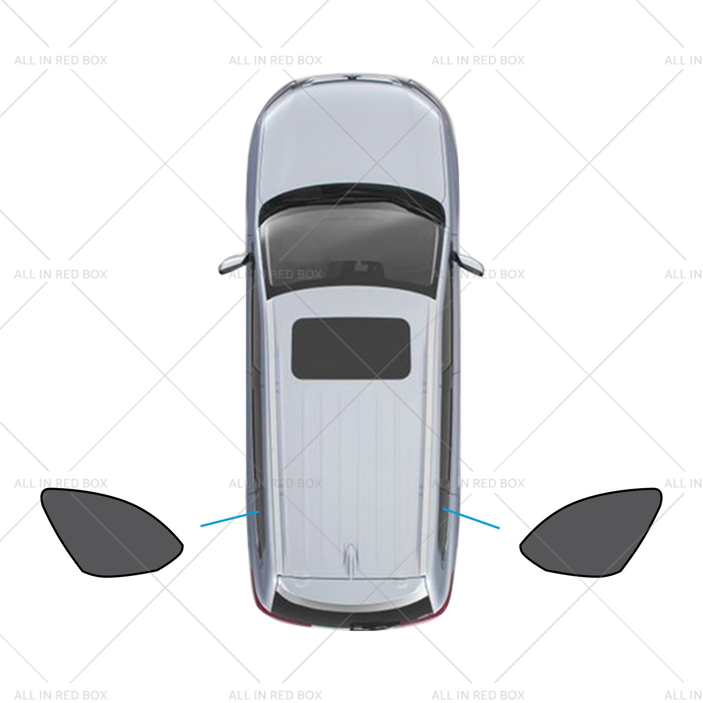 {{ 2x Car Window Sun Shades Suitable for Mazda CX-9 CX9 16-25 UVA&UVB Protection }} - Buy Car Parts Online at {{ Kaka Auto Parts }}.