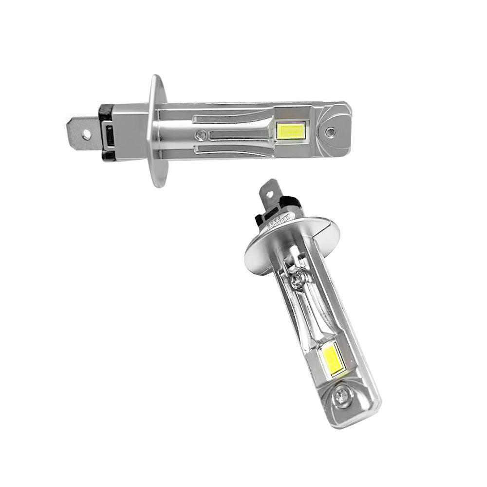 H1 LED Headlight Kit 6000K White 220W 30000LM High Low Beam Globes Suitable For Universal 12V Vehicles