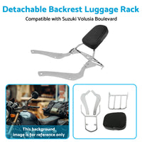 {{ Backrest Sissy Bar W  Luggage Rack Suitable For Suzuki Boulevard C50 2005-2011 }} - Buy Car Parts Online at {{ Kaka Auto Parts }}.