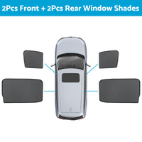 Front Rear Window Sun Shade Magnetic Mesh Suitable For GWM UTE Cannon 2021-2024
