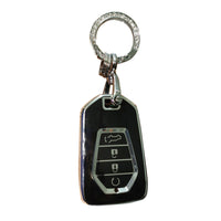 TPU 4-Button Car Remote Key Fob Cover Suitable For Isuzu D-MAX / MU-X MUX Black