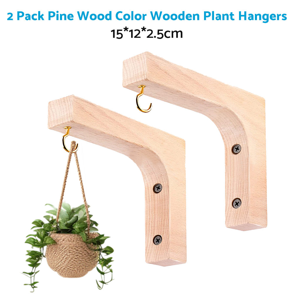 {{ Plant Hanger Hanging Plant Hook Wooden Hanging Basket Wall Plant Hook Flower Pot }} - Buy Car Parts Online at {{ Kaka Auto Parts }}.