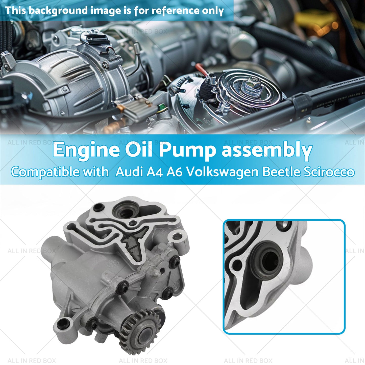{{ Engine Oil Pump Assembly Suitable for Audi A4 A6 VW Golf Passat Tiguan 2013-2018 }} - Buy Car Parts Online at {{ Kaka Auto Parts }}.