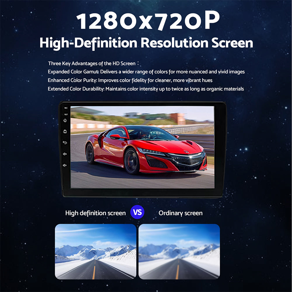 Android 15 Car Stereo 2+64GB Suitable for Fiat 500 2007–2015 CarPlay GPS WIFI