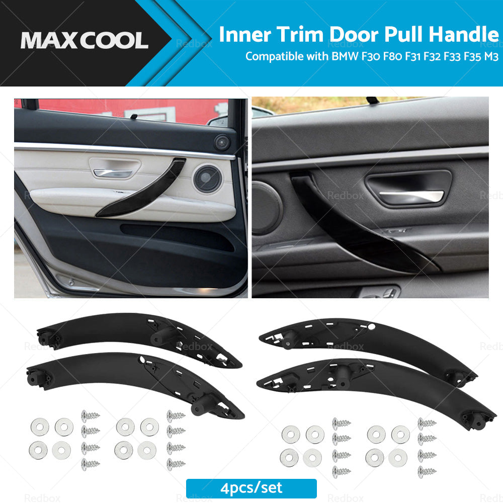 {{ 4x Inner Trim Door Pull Handle Suitable For BMW F30 F80 F31 F32 F33 F35 M3 }} - Buy Car Parts Online at {{ Kaka Auto Parts }}.